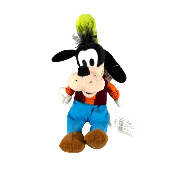 Vintage Goofy The Disney Store Bean Bag Plush w/Original Tag Green Hat - Picture 1 of 2